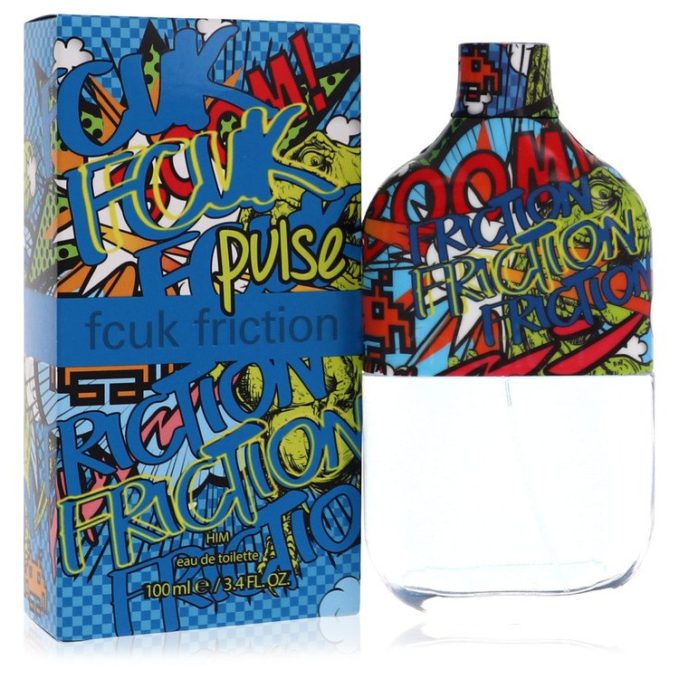 Fcuk Friction Pulse Men Eau De Toilette Spray 3.4 oz (100 ml) by French Connection