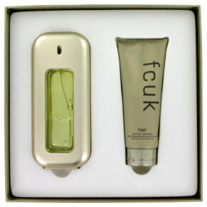Fcuk Women Gift Set: 3.4 oz (100 ml) Eau De Toilette Spray + 3.4 oz (100 ml) Body Lotion by French Connection