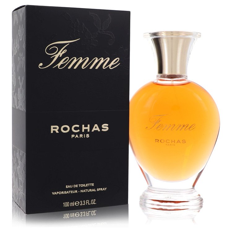 Femme Rochas Women Eau De Toilette Spray 3.4 oz (100 ml) by Rochas