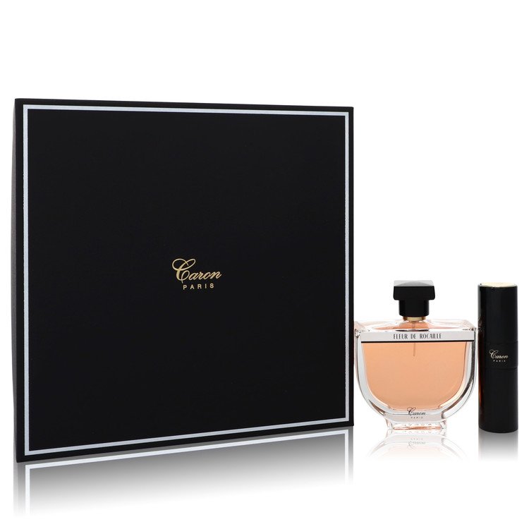 Fleur De Rocaille Women Gift Set: 3.3 oz (100 ml) Eau de Parfum Spray + 0.5 oz Travel Spray by Caron