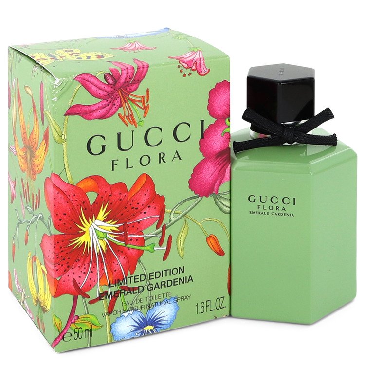Flora Emerald Gardenia Women Eau De Toilette Spray (Limited Edition Packaging) 1.6 oz (50 ml) by Gucci