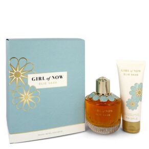Girl Of Now Women Gift Set: 3 oz (90 ml) Eau De Parfum Spray + 2.5 oz (75 ml) Body Lotion by Elie Saab