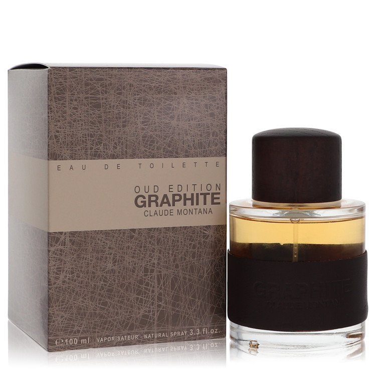 Graphite Oud Edition Men Eau De Toilette Spray 3.3 oz (100 ml) by Montana