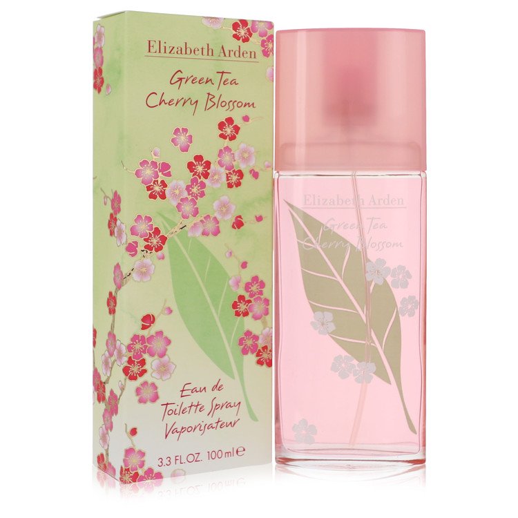 Green Tea Cherry Blossom Women Eau De Toilette Spray 3.3 oz (100 ml) by Elizabeth Arden