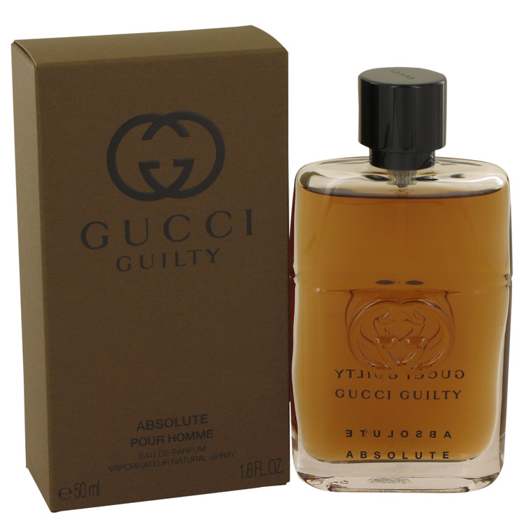 Gucci Guilty Absolute Men Eau De Parfum Spray 1.6 oz (50 ml) by Gucci