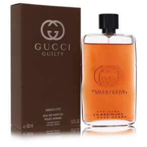 Gucci Guilty Absolute Men Eau De Parfum Spray 3 oz (90 ml) by Gucci