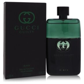 Gucci Guilty Black Men Eau De Toilette Spray 3 oz (90 ml) by Gucci