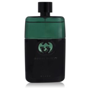 Gucci Guilty Black Men Eau De Toilette Spray (Tester) 3 oz (90 ml) by Gucci