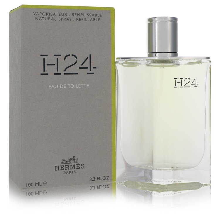 H24 Men Eau De Toilette Refillable Spray 3.3 oz (100 ml) by Hermes