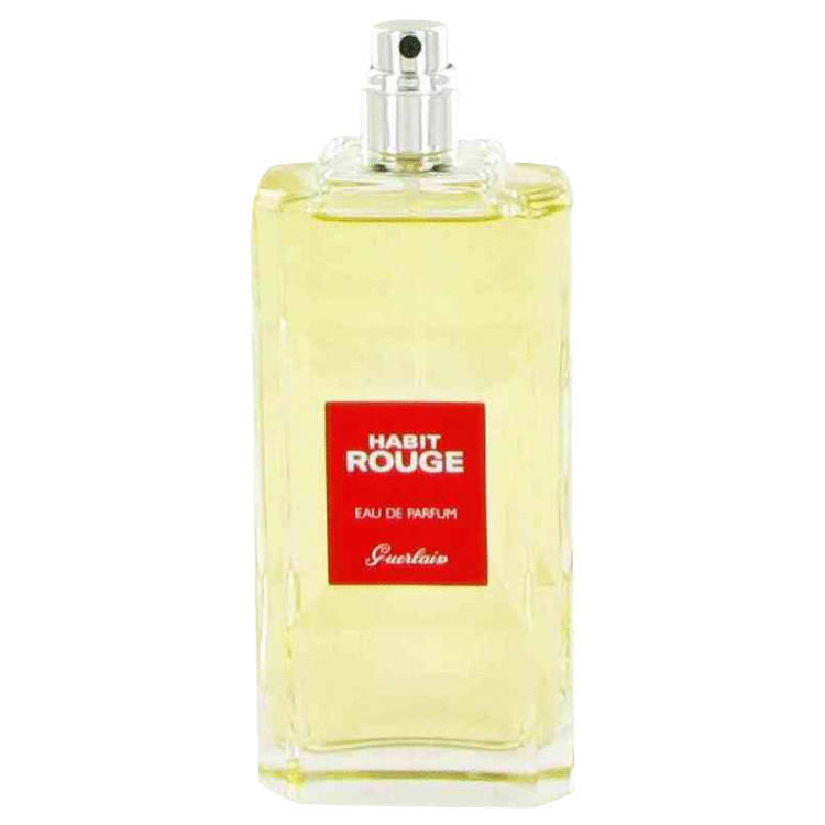 Habit Rouge Men Eau De Parfum Spray (Tester) 3.4 oz (100 ml) by Guerlain