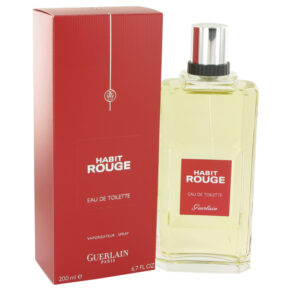 Habit Rouge Men Eau De Toilette Spray 6.8 oz (200 ml) by Guerlain
