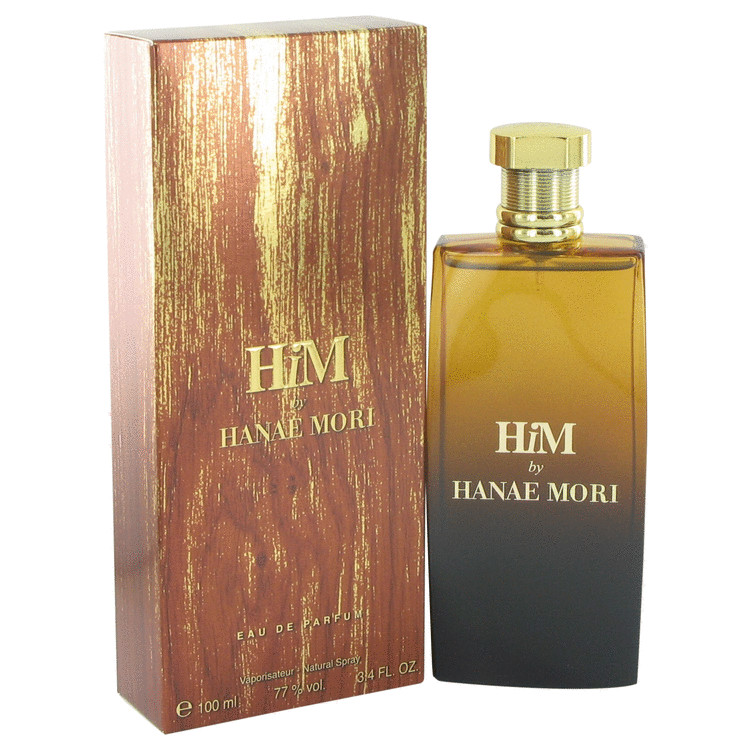 Hanae Mori Him Men Eau De Parfum Spray 3.4 oz (100 ml) by Hanae Mori