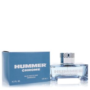 Hummer Chrome Men Eau De Toilette Spray 4.2 oz (125 ml) by Hummer