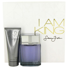 I Am King Men Gift Set: 3.4 oz (100 ml) Eau De Toilette Spray + 3.4 oz (100 ml) Shower Gel by Sean John