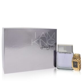 I Am King Men Gift Set: 3.4 oz (100 ml) Eau De Toilette Spray + Watch by Sean John