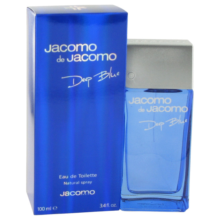 Jacomo Deep Blue Men Eau De Toilette Spray 3.4 oz (100 ml) by Jacomo