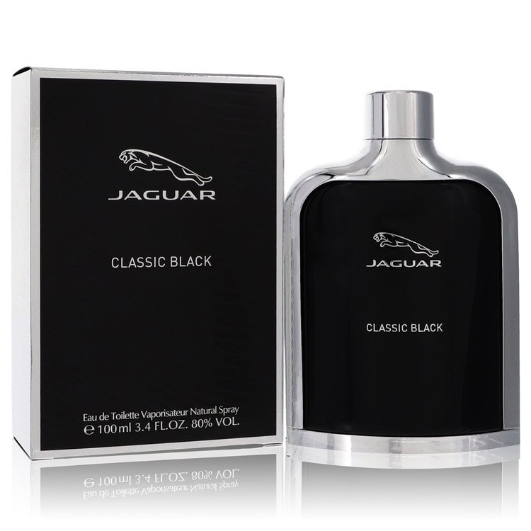 Jaguar Classic Black Men Eau De Toilette Spray 3.4 oz (100 ml) by Jaguar