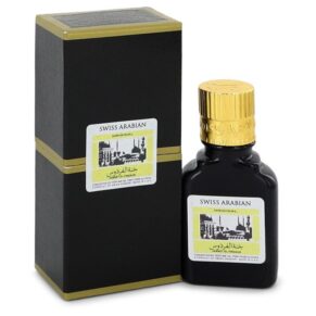 Jannet El Firdaus Men Concentrated Perfume Oil Free From Alcohol (Unisex Black Edition Floral Attar) .30 oz by Swiss Arabian
