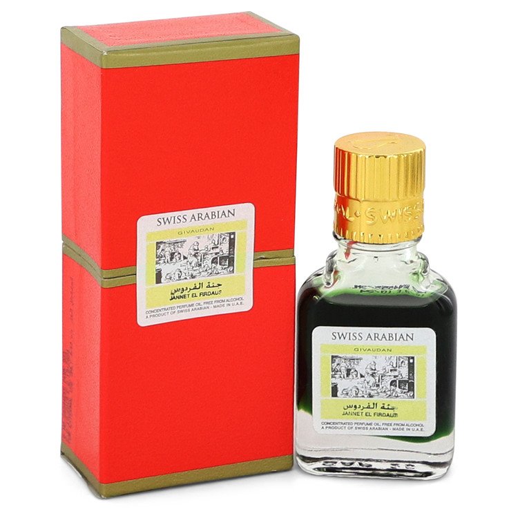 Jannet El Firdaus Men Concentrated Perfume Oil Free From Alcohol (Unisex Givaudan) .30 oz by Swiss Arabian
