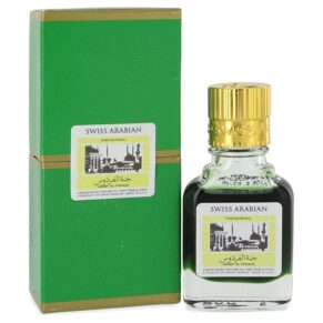 Jannet El Firdaus Men Concentrated Perfume Oil Free From Alcohol (Unisex Green Attar) .30 oz by Swiss Arabian