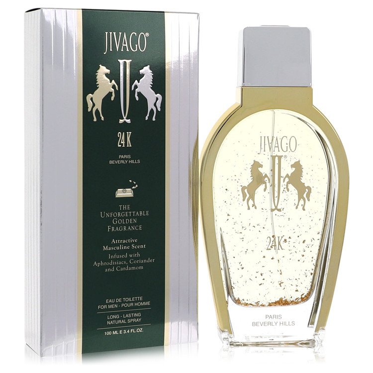 Jivago 24K Men Eau De Toilette Spray 3.4 oz (100 ml) by Ilana Jivago