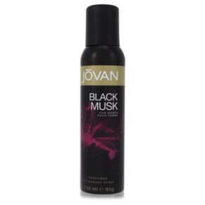 Jovan Black Musk Women Deodorant Spray 5 oz (150 ml) by Jovan