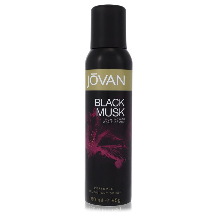 Jovan Black Musk Women Deodorant Spray 5 oz (150 ml) by Jovan