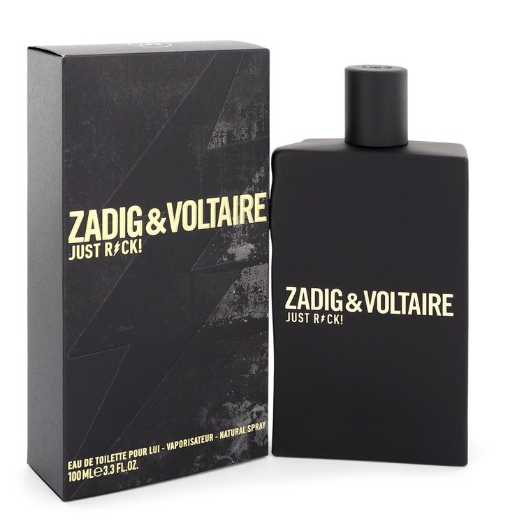 Just Rock Men Eau De Toilette Spray 3.3 oz (100 ml) by Zadig & Voltaire