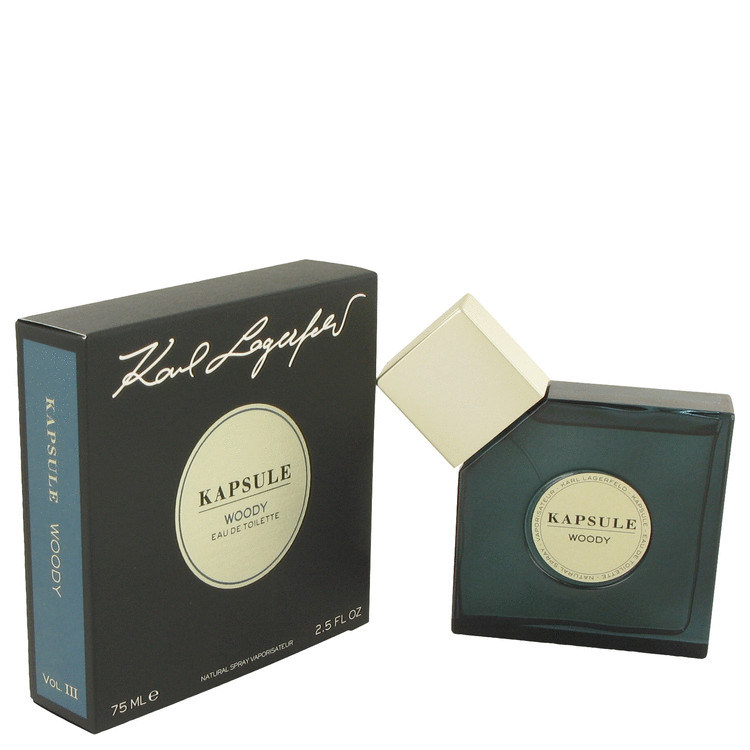 Kapsule Woody Women Eau De Toilette Spray 2.5 oz (75 ml) by Karl Lagerfeld