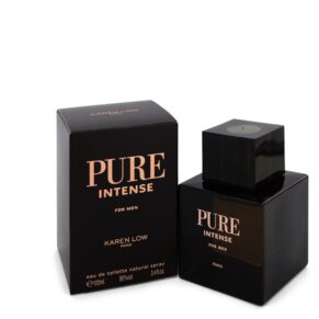 Karen Low Pure Intense Men Eau De Toilette Spray 3.4 oz (100 ml) by Karen Low