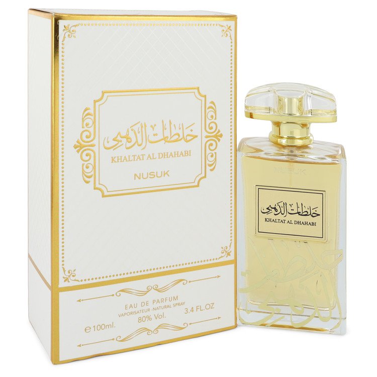Khaltat Al Dhahabi Men Eau De Parfum Spray (Unisex) 3.4 oz (100 ml) by Nusuk