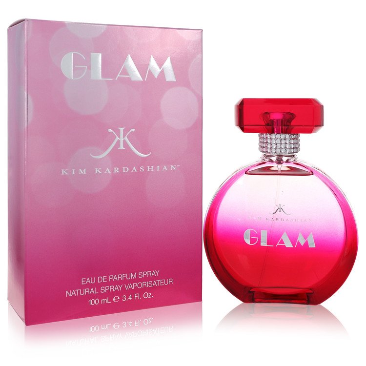 Kim Kardashian Glam Women Eau De Parfum Spray 3.4 oz (100 ml) by Kim Kardashian