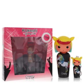 Kokeshi Cheery Women Eau De Toilette Spray + Free Key Ring Mini EDT Spray 1.7 oz (50 ml) by Kokeshi