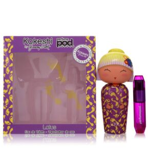 Kokeshi Lotus Women Gift Set: 1.7 oz (50 ml) Eau de Toilette + .16 oz Refillable PerfumePod by Kokeshi