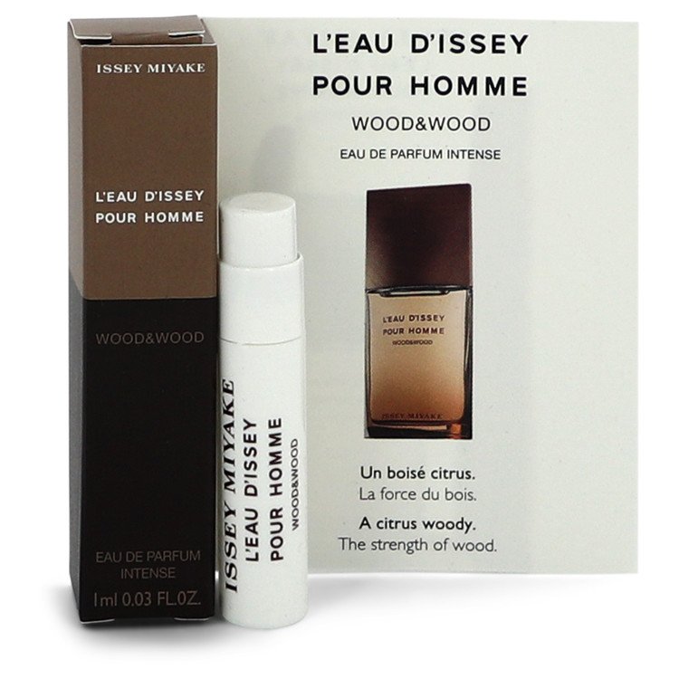 L'Eau D'Issey Pour Homme Wood & Wood Men Vial (Sample) .03 oz by Issey Miyake