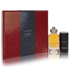 L'Envol De Cartier Men Gift Set: 2.7 oz Eau de Parfum Spray + 2.5 oz (75 ml) Deodorant Stick by Cartier