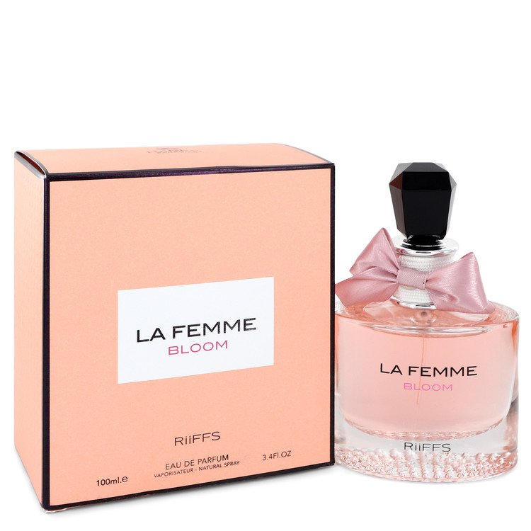La Femme Bloom Women Eau De Parfum Spray 3.4 oz (100 ml) by Riiffs