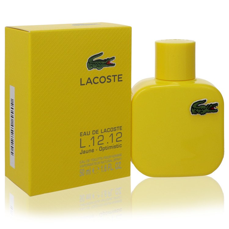 Lacoste Eau De Lacoste L.12.12 Jaune Men Eau De Toilette Spray 1.6 oz (50 ml) by Lacoste