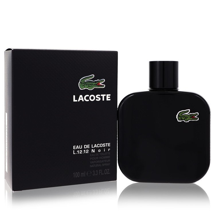 Lacoste Eau De Lacoste L.12.12 Noir Men Eau De Toilette Spray 3.4 oz (100 ml) by Lacoste