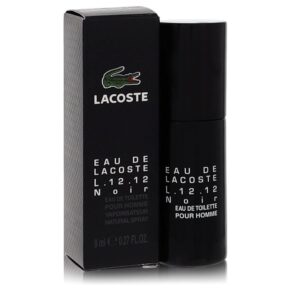 Lacoste Eau De Lacoste L.12.12 Noir Men Mini EDT Spray .27 oz by Lacoste