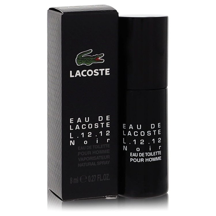 Lacoste Eau De Lacoste L.12.12 Noir Men Mini EDT Spray .27 oz by Lacoste