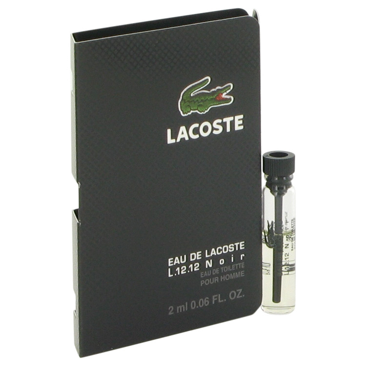 Lacoste Eau De Lacoste L.12.12 Noir Men Vial (Sample) .06 oz by Lacoste