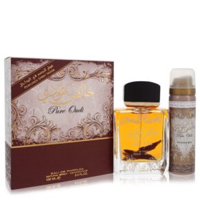 Lattafa Pure Oudi Women Eau De Parfum Spray Plus 1.7 oz (50 ml) Deodorant 3.4 oz (100 ml) by Lattafa