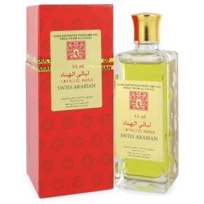 Layali El Hana Women Concentrated Perfume Oil Free From Alcohol (Unisex) 3.2 oz by Swiss Arabian