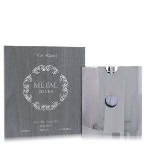Metal Silver Men Eau De Toilette Spray 3.4 oz (100 ml) by Ron Marone