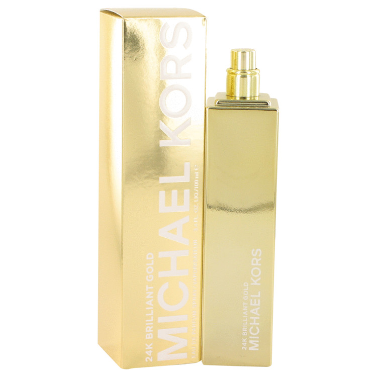 Michael Kors 24K Brilliant Gold Women Eau De Parfum Spray 3.4 oz (100 ml) by Michael Kors