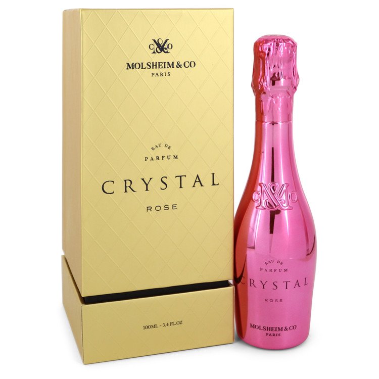 Molsheim Crystal Rose Women Eau De Parfum Spray 3.4 oz (100 ml) by Molsheim & Co