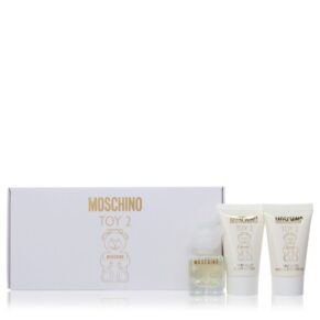 Moschino Toy 2 Women Gift Set: .17 oz Mini EDP Spray + .8 oz Body Lotion + .8 oz Shower Gel by Moschino