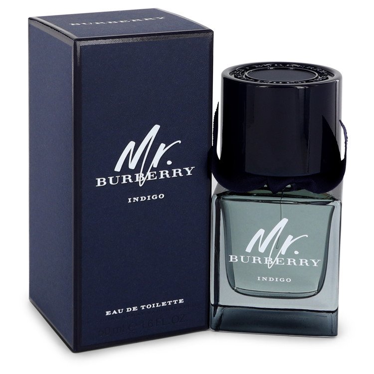 Mr Burberry Indigo Men Eau De Toilette Spray 1.6 oz (50 ml) by Burberry