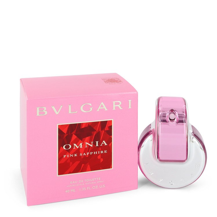 Omnia Pink Sapphire Women Eau De Toilette Spray 1.35 oz by Bvlgari